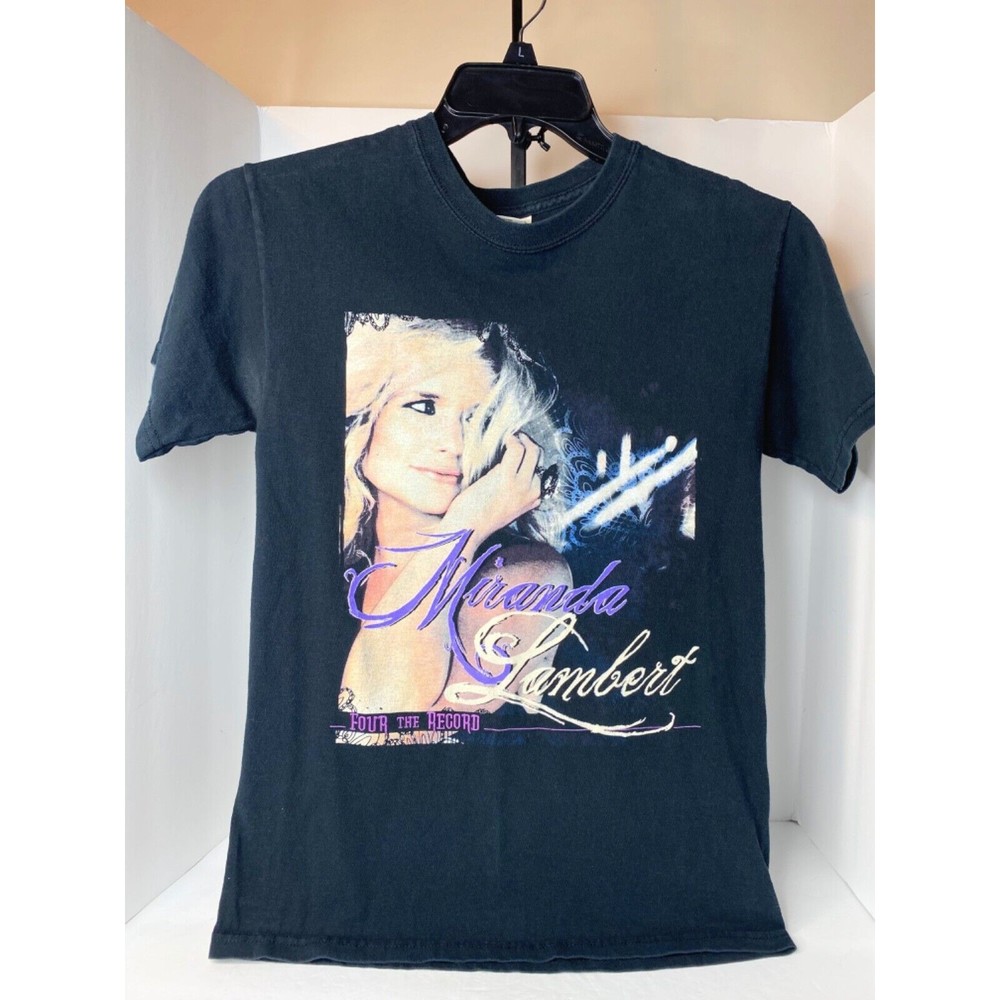 Miranda Lambert Four The Record Tee Shirt Size Small Black